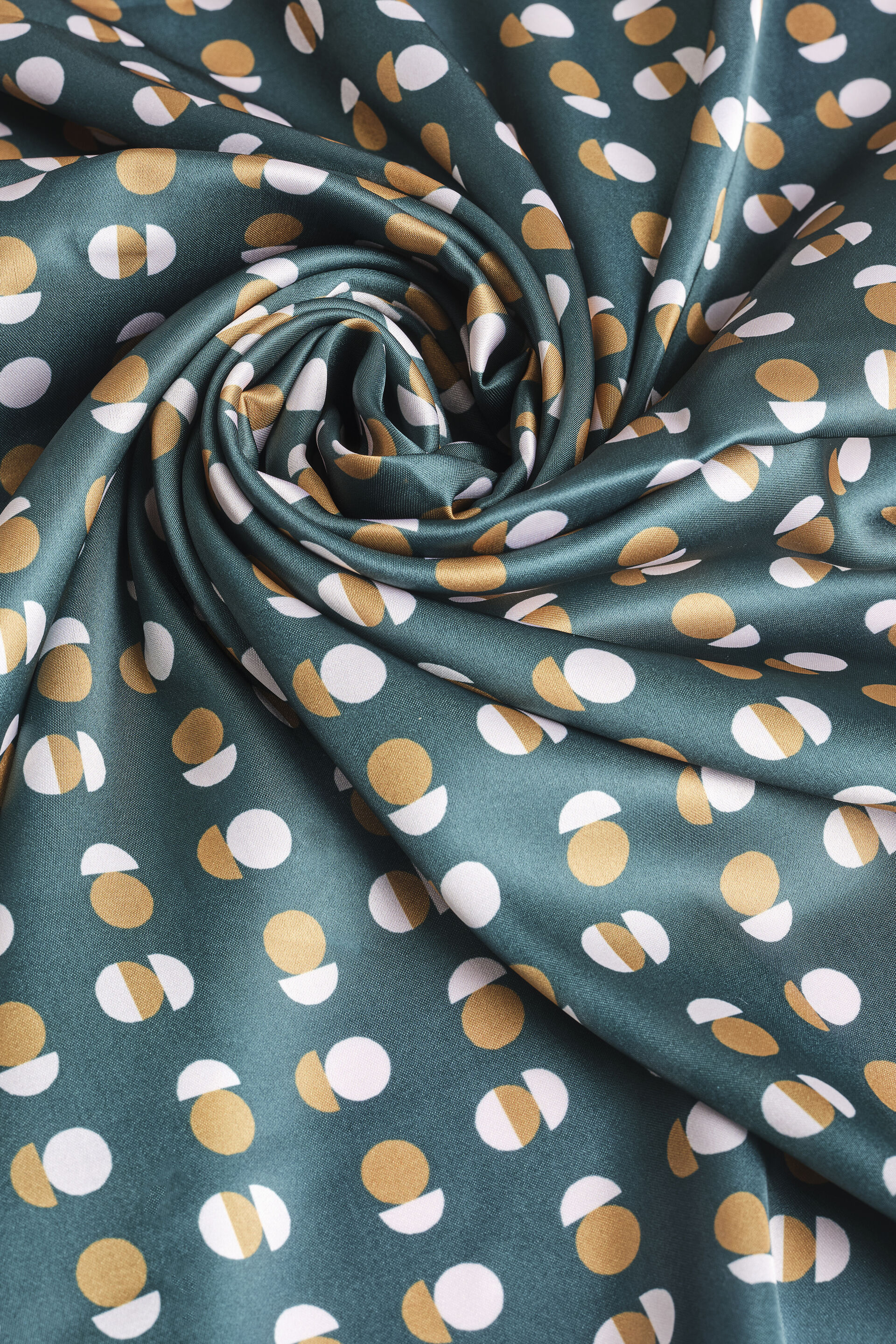 Seafoam Green Satin Scarf, , image 2